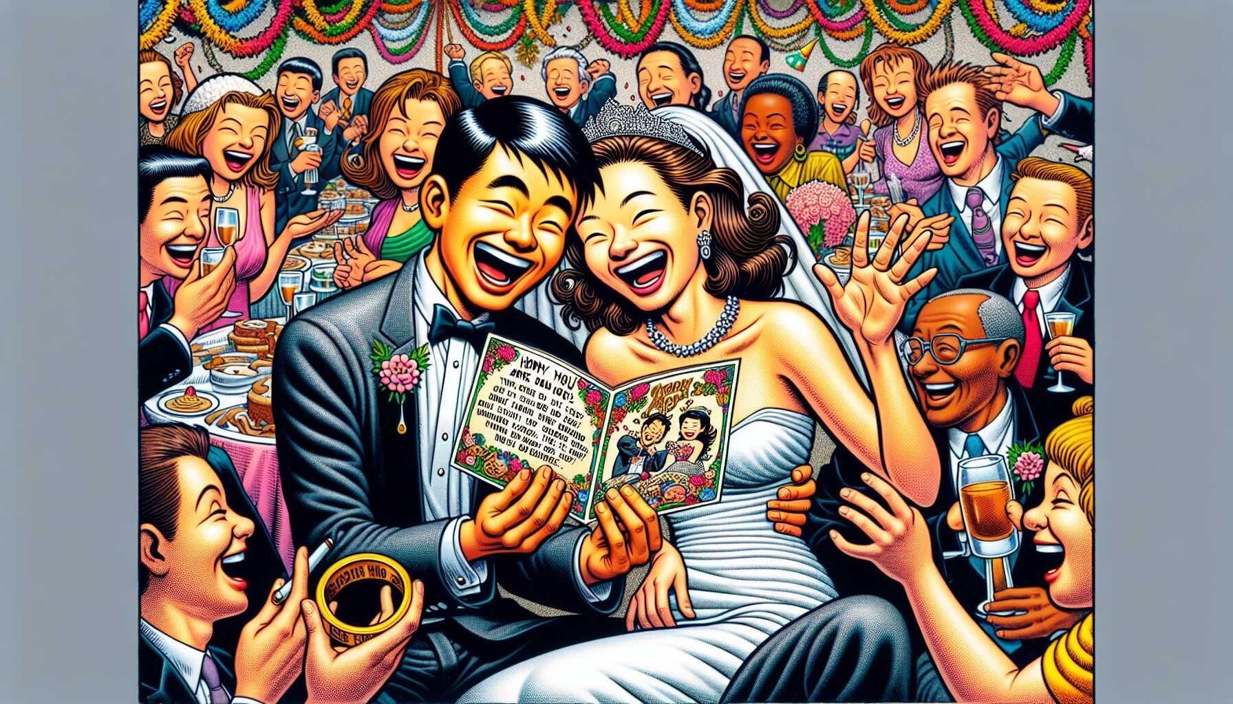 10 Hilarious Wedding Card Messages to Make Them Laugh!