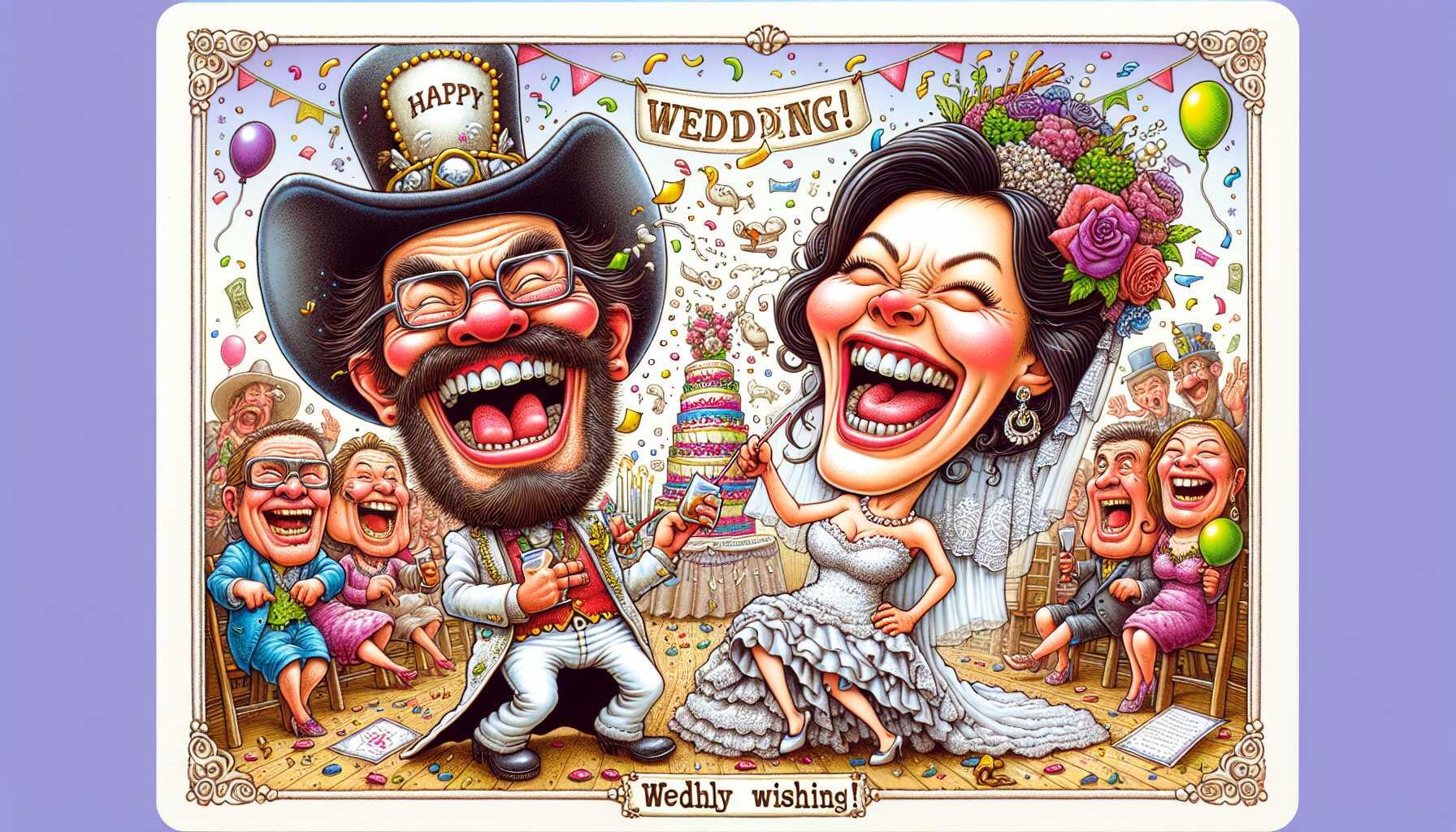 10 Funny Wedding Card Messages to Bring Laughter & Joy