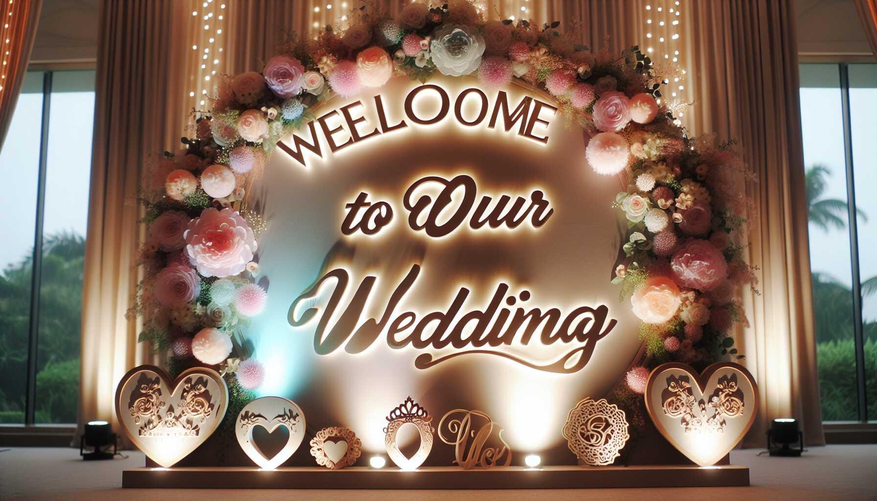 5 Creative Ideas for Your Welcome to Our Wedding Sign